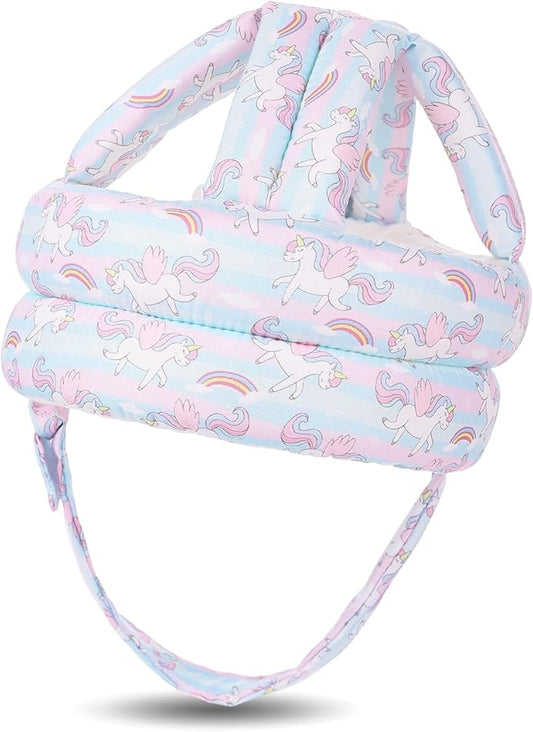 Baby Head Protector for Crawling Walking, Baby Helmet Adjustable No Bumps and Soft Cushion, Infant Safety Cap for Kid Learning to Walk
