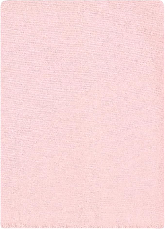 Hudson Baby Unisex Baby Cotton Flannel Burp Cloths Bundle, Wild Forest Pink, One Size