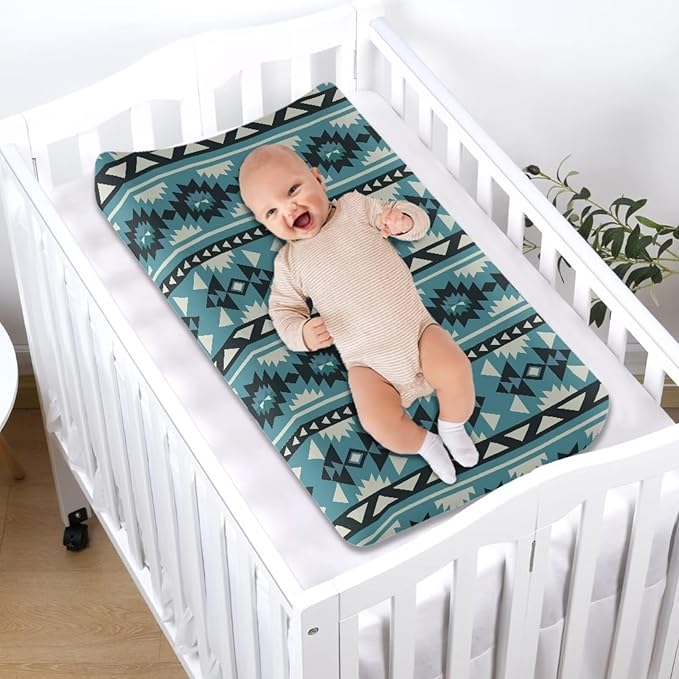 Aztec Baby Changing Pad Cover Girls Boys Baby Nursery Diaper Changing Pad Sheets Soft Comfy Cradle Mattress 18 X 36 Sheets Gift for Friends