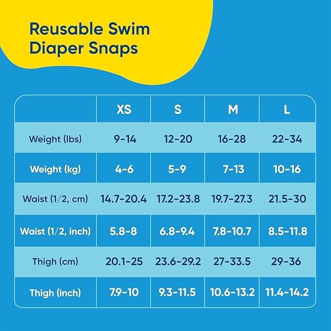 Charlie Banana Reusable Swim Diaper, Washable, with Easy On and Off Snaps for Baby Girls Boys, Soft and Snug Waterproof Fit to Prevent Leaks - The Whale on White, Size S (12-20 lbs)
