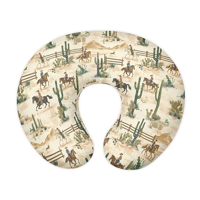 Cactus Nursing Pillow Cover Fits The Original Support Pillow for Breastfeeding and Bottle Feeding Leopard Breastfeeding Pillow Slipcover for Baby Boys & Girls