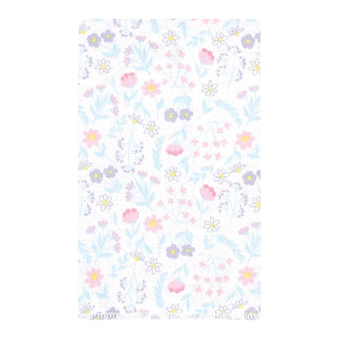 Hudson Baby Unisex Baby Flannel Burp Cloth 10pk, Garden Fairies, One Size