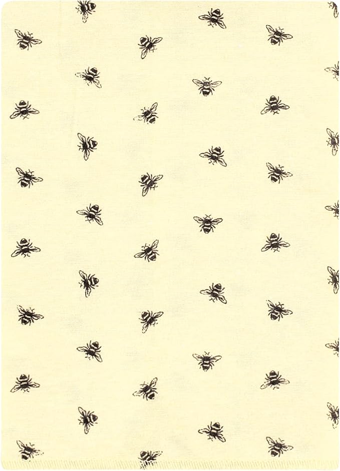 Hudson Baby Unisex Baby Flannel Burp Cloth 12pk, Honey Bee, One Size