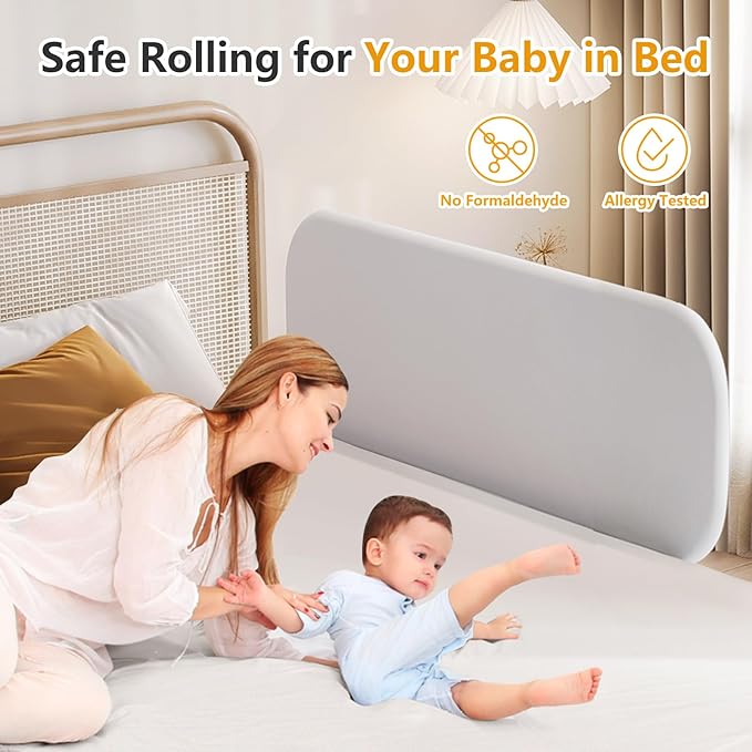 Toddler Bed Rails for Travel - Baby Guard Bed Rail Portable for Crib, Twin, Queen, Full, King Size Beds - Easy to Assemble, Safety Bed Side Rail for Toddlers and Kids