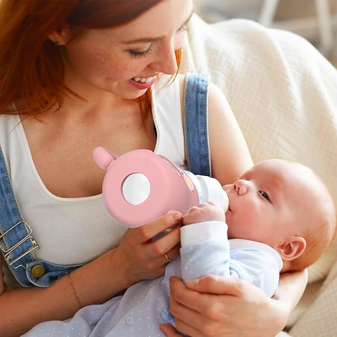 BUSOHA 3 Pack Koala Silicone Sleeves for Avent Baby Bottles - Drop Protection Baby Bottle Sleeves with Handle for Avent Natural Baby Bottles,4 Ounce