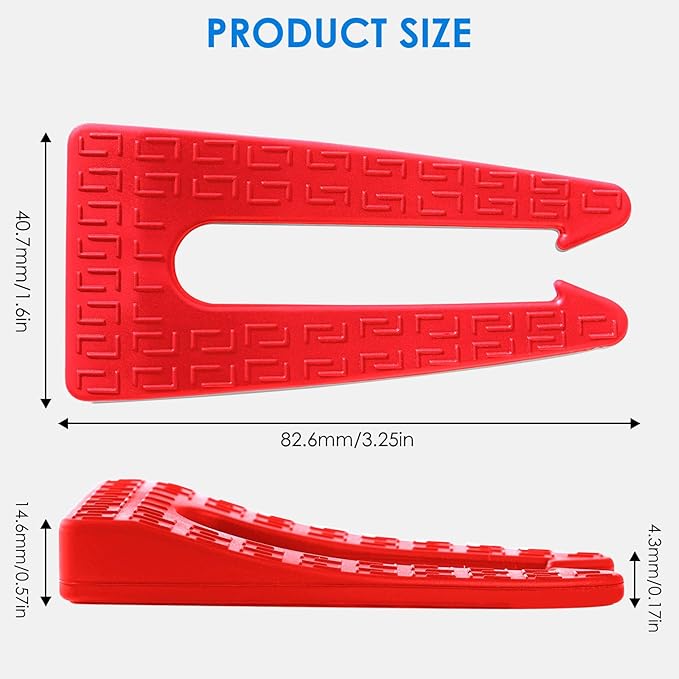 6 Pack Gas Stove Knob Locks, Silicone Oven Knob Safety Covers Baby Proof, Gas Stove Knob Covers for Baby and Pets Safety (Red)