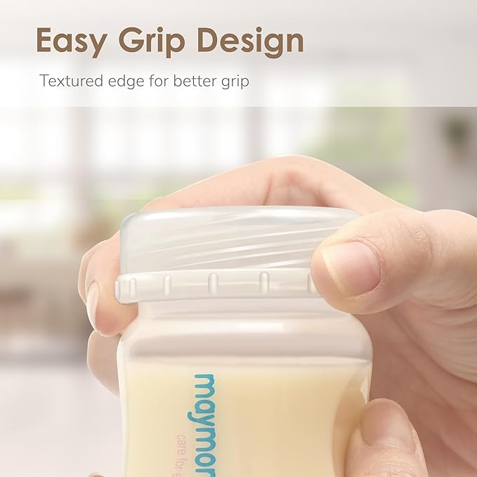 Maymom Travel Bottle Caps, Replacement Bottle Lids Compatible with Philips Avent Natural & Anti-Colic Bottles (PP & Glass) (Transparent)