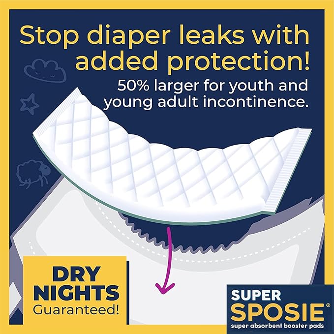Select Kids Diaper Booster Pads | Underwear & Diaper Liners | Potty Training Underwear Inserts & Incontinence Liners