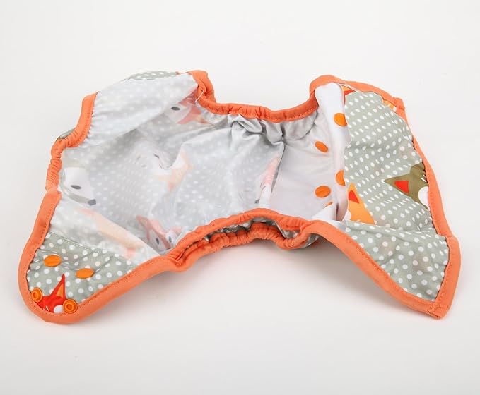 Baby Diaper Cover Nappy One Size 8lbs to 36lbs (Baby Foxes)
