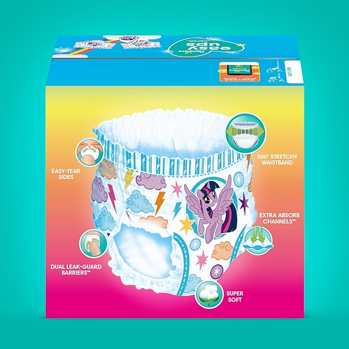 Pampers Size 5 Diapers, Potty Training Underwear for Toddlers, Easy Ups Diapers, Pull Up 3t-4t Training Pants for Girls and Boys, 100 Count, Giant Pack (Packaging & Prints May Vary)