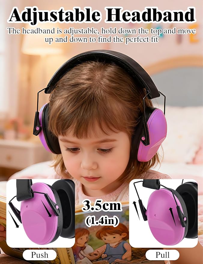 sundee Kids Noise Cancelling Headphones Ear Muffs for Noise Reduction Hearing Protection for Autism Chirldren