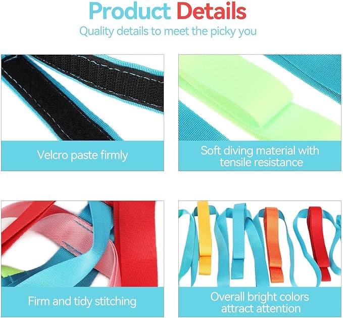 Walking Rope for Preschool, Antilost Children Line Ropes Adjustable Colorful Handles Line up Crossing Rope School Supplies for 12 Children 2 Teachers, Preschool & Daycare