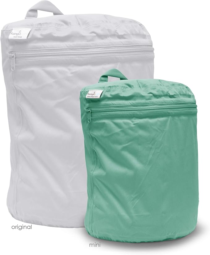 Kanga Care Wet Bag MINI Seam Sealed Waterproof 3D Dimensional for Baby Cloth Diapers, Travel, Beach, Pool, Gym, Swim | Sweet