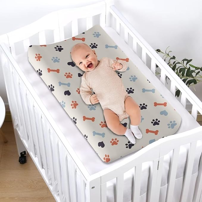 Changing Pad Covers for Boys Girls Carddle Sheet Set for Baby Boys Girls Breathable & Washable Cover