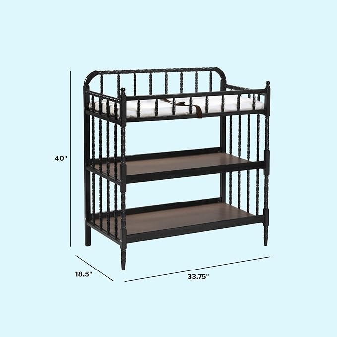 Davinci Jenny Lind Changing Table with Pad in Ebony