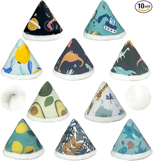 BISENKID New Coral Velvet Pee Teepee Baby Boy Teepee Cover for Boys 10 Packs
