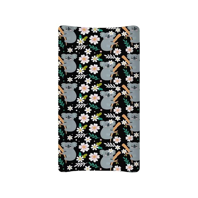 Cute Koala Changing Pad Covers Ultra Soft Stretch Diaper Change Table Pad Cover Infant Changing Mat Sheets Table Covers for Boys Girls