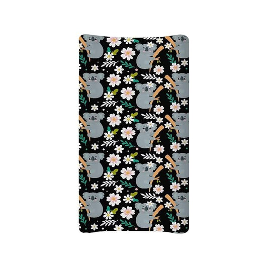 Cute Koala Changing Pad Covers Ultra Soft Stretch Diaper Change Table Pad Cover Infant Changing Mat Sheets Table Covers for Boys Girls