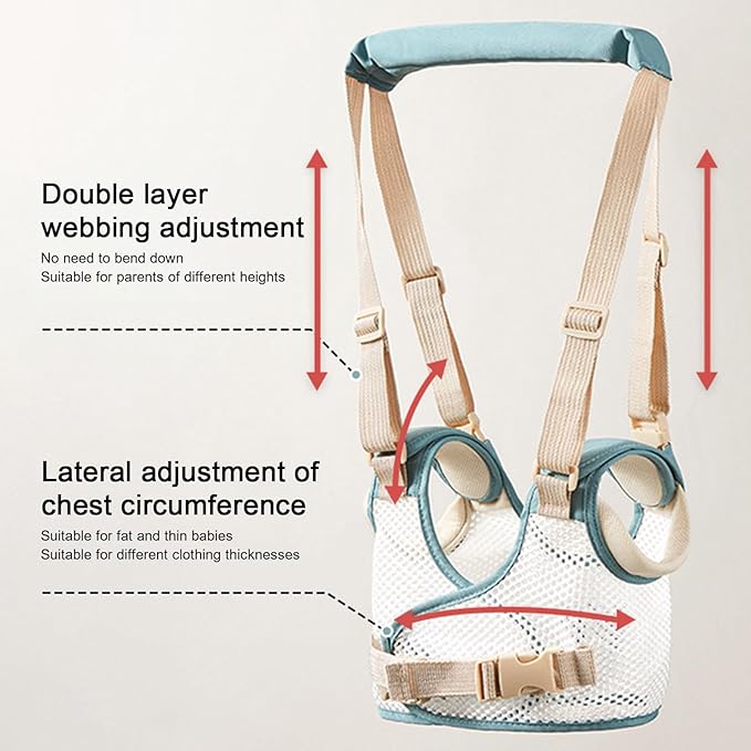 Toddler Walking Harness - Toddler Walker Harness Belt Helper | Baby Learning to Walk Belt | Toddler Walking Harness Helper Assistant Protective Belt for Age 4-28 Month Toddler