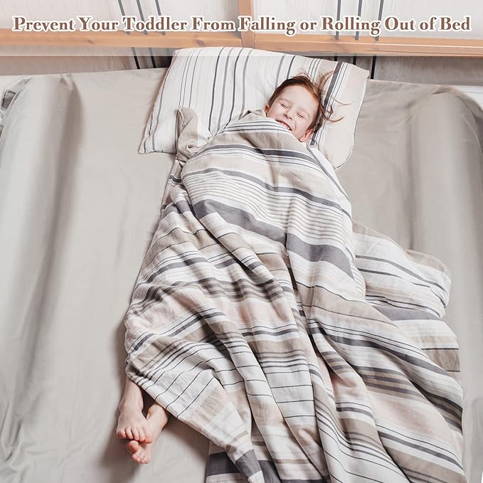 Rewondah [2-Pack] Travel Bed Rails for Toddlers | Inflatable Bed Rails, Blow up Bed Rails for Kids | Toddler Bed Guard Rail for Full, Queen, King Size Beds | Portable Bed Rail for Home, Hotel Travel