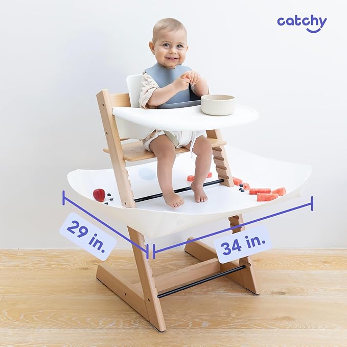 CATCHY - Food Catcher - Compatible with Century Dine On 4-in-1 High Chair + 11 Other High Chairs - Highchair Sold Separately - Baby & Toddler Food & Mess Catcher - Under High Chair Accessory