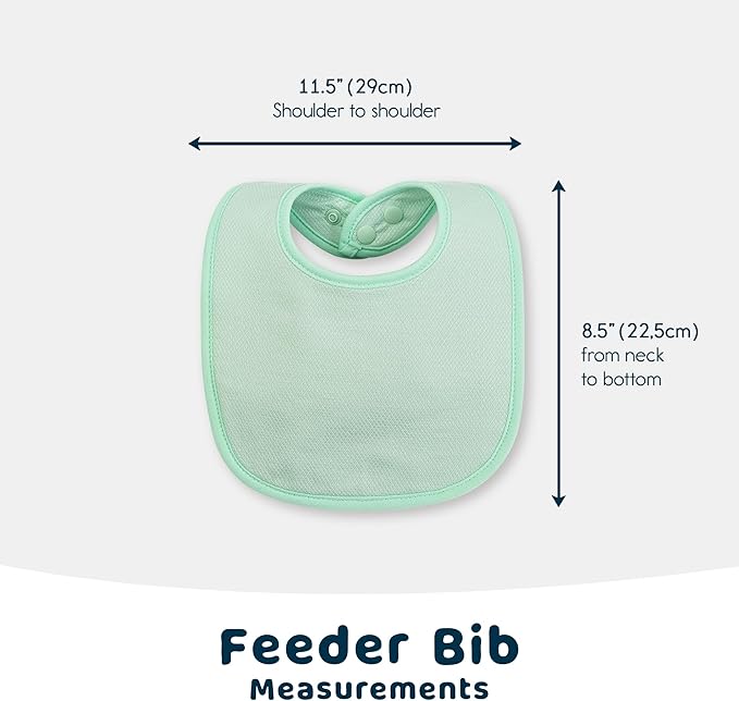 Tiny Twinkle Baby Feeding Bibs - Waterproof and Absorbent Infant Drool and Feeding Baby Bibs