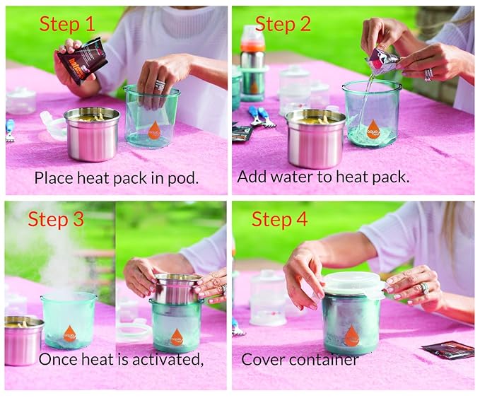 Innobaby Aquaheat Warm Packs – Set of 6 – Reaches Temperatures up to 185ºF/85ºC