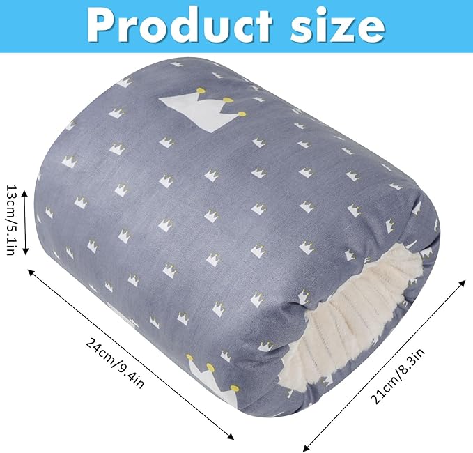 Baby Feeding Arm Pillow,Nursing Arm Pillows for Breastfeeding，Soft Cotton for Newborn, More Support for Mom and Baby,Portable and Washable,Ergonomic Nursing Essentials(Broadcrown)