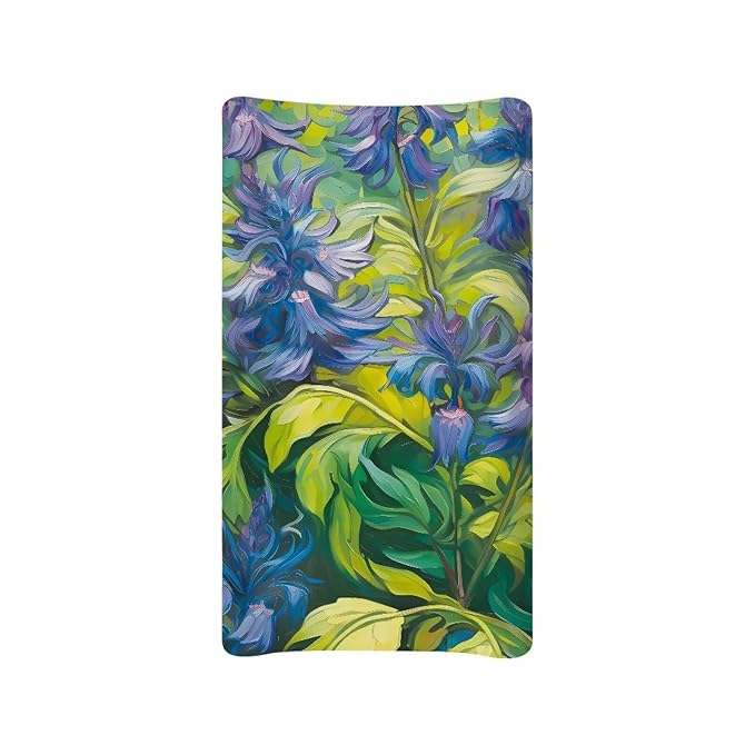 Van Gogh Changing Pad Cover for Baby Girls Boys Oil Painting Comfort Diaper Change Table Pad Covers Soft Breathable Changing Pad Sheets