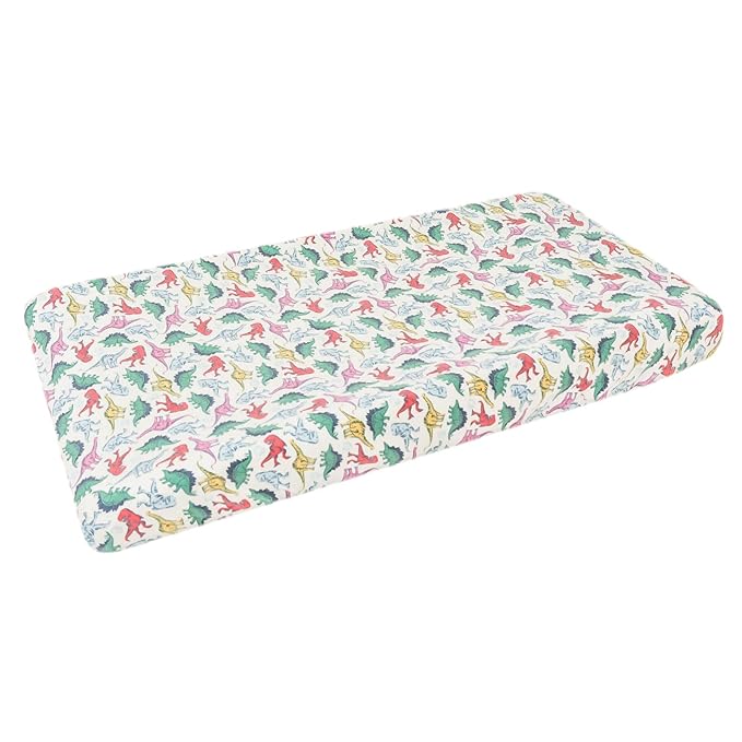 Copper Pearl Premium Knit Changing Pad Cover : Soft, Stylish, and Universal Fit for All Standard Diaper Changing Pads, Trendy Design Changing Pad Covers, Dinosaurs of Jurassic Park