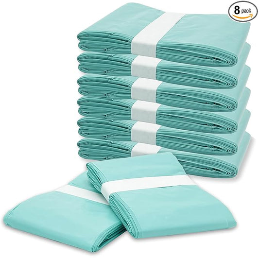 Diaper Pail Liner Refills Bags Compatible with Janibell Akord 330 Series Adult Diaper System, Green, Lightly Scented, 8 Count