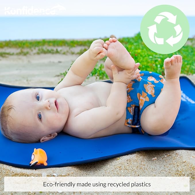Konfidence Aquanappy Swim Diaper, Clownfish, One Size (3-30 Months)