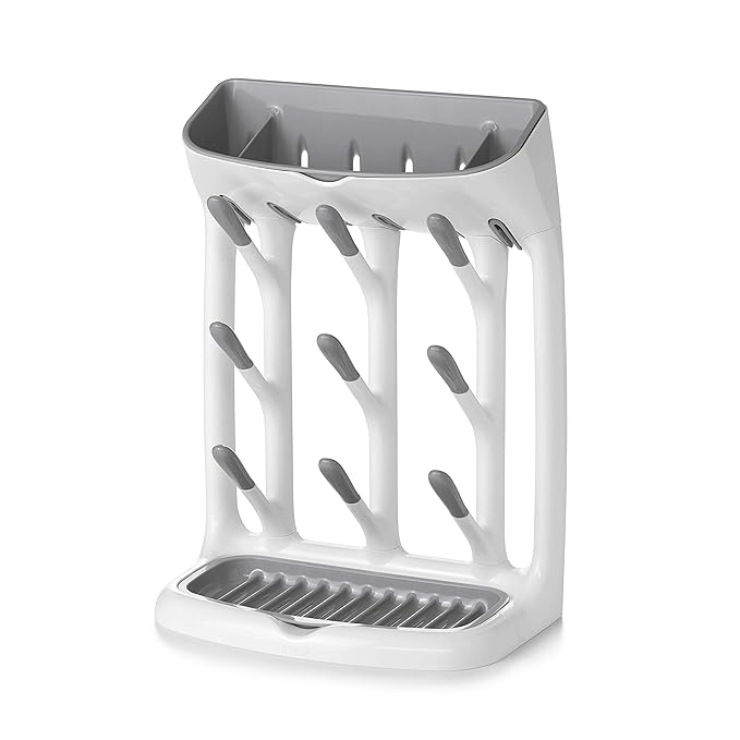 OXO Tot Changing Pad with Space Saving Drying Rack for 9 Bottles