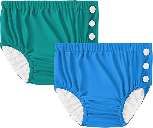 Durio Reusable Swim Diapers Washable Baby Swim Diaper Unisex Infant Toddler Swimming Diapers