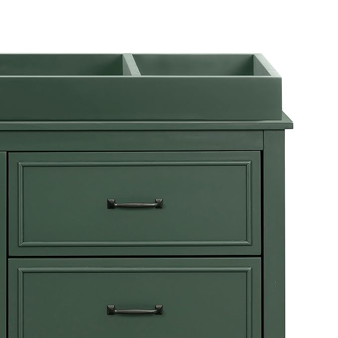 MDB Family Universal Wide Removable Changing Tray (M0619) in Forest Green, GREENGUARD Gold Certified