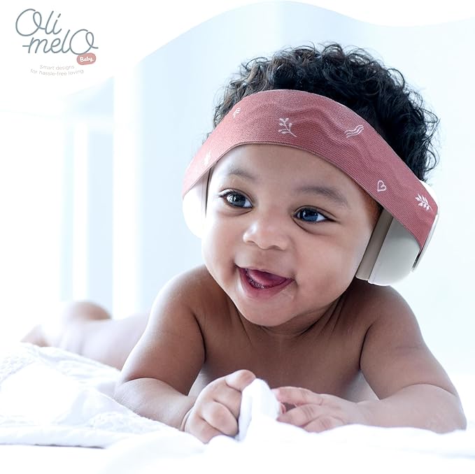 Baby Ear Defenders : Noise Cancelling Protection up to 34 dB ANSI certified - Adjustable non-slip headbands