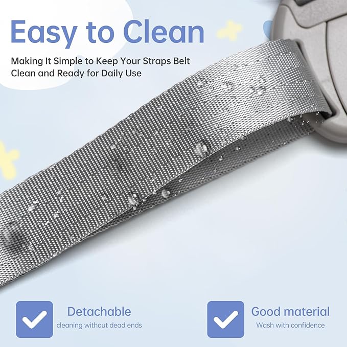 High Chair Straps Replacement Compatible with Graco - 5 Point Harness Straps for High Chair, Straps Length Adjustable Highchair Strap, Easy to Install Straps Belt, High Chair Accessories