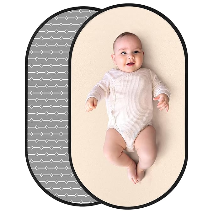 Accmor Portable Diaper Changing Pad, PU Leather Baby Diaper Changing Mat, Waterproof Baby Changing Mat for Travel or at Home Use