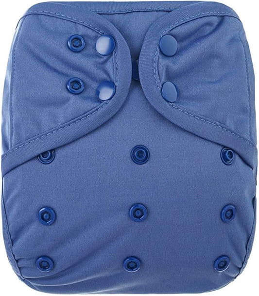 OsoCozy One Size Cloth Diaper Covers - Adjustable Snap Fit & Double Leg Gussets for Baby Boys & Girls from 8-35 Pounds. Use with Prefold, Flat or Fitted Cloth Diapers or Snap-in Inserts.