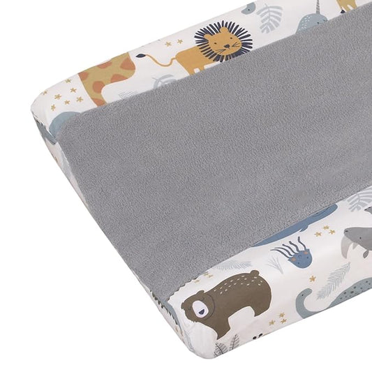 NoJo Zoo Animals Super Soft Changing Pad Cover