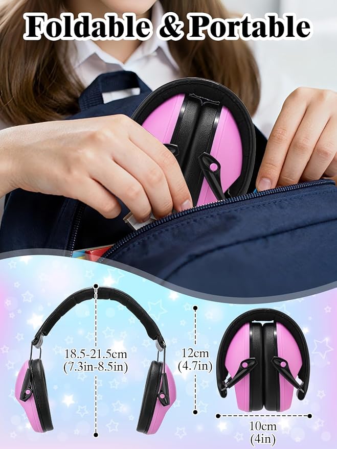 sundee Kids Noise Cancelling Headphones Ear Muffs for Noise Reduction Hearing Protection for Autism Chirldren