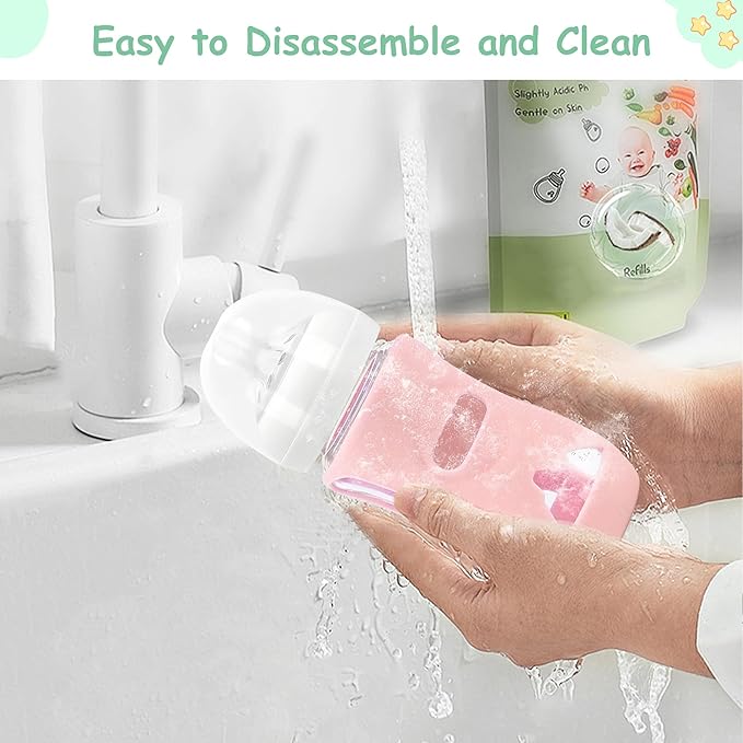 4 Pack Silicone Sleeves for Philips Avent Glass Natural Baby Bottles 8oz, Anti Breakage Baby Bottle Sleeve for Philips Avent Glass Bottles, BPA Free Baby Bottle Holder, Dishwasher/Heaters Safe