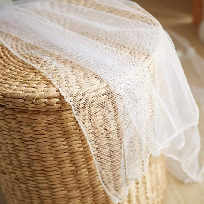 Mosquito Net Canopy Hanging Circular Curtain Netting for Single to King Size - Quick Easy Installation, Protects Baby Crib, Kid & Girls Bed