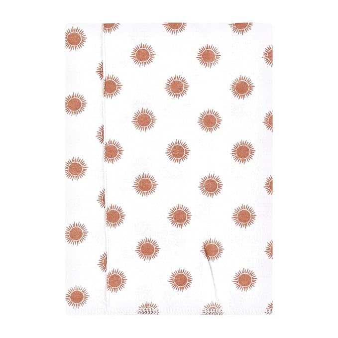 Hudson Baby Unisex Baby Flannel Burp Cloth 7pk, Fun Desert, One Size