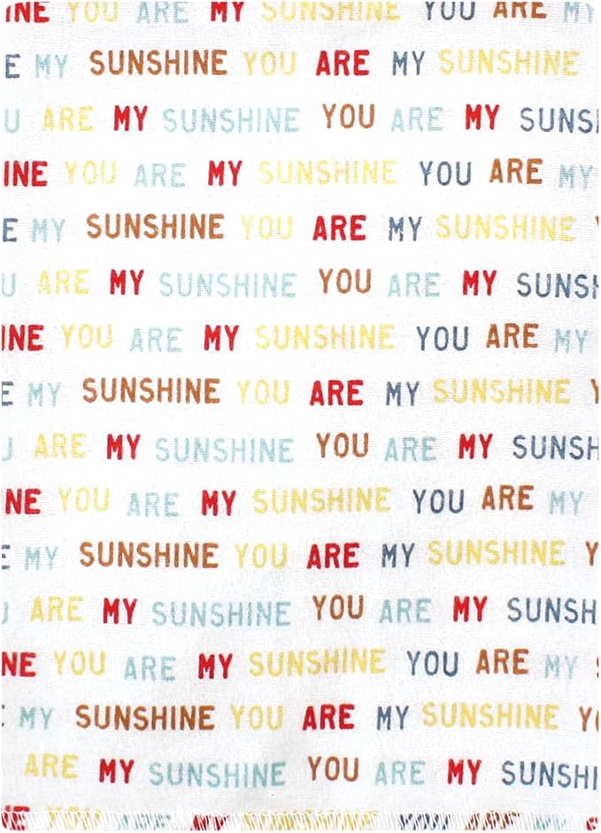 Hudson Baby Unisex Baby Cotton Flannel Burp Cloths Bundle, My Sunshine, One Size