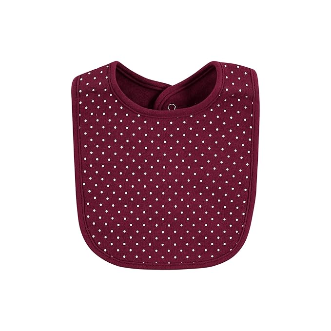 Hudson Baby Unisex Baby Cotton Bibs, Pumpkin Spice Date, One Size