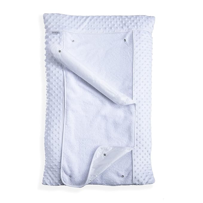 Clair de Lune Dimple Luxury Changing Mat (White)