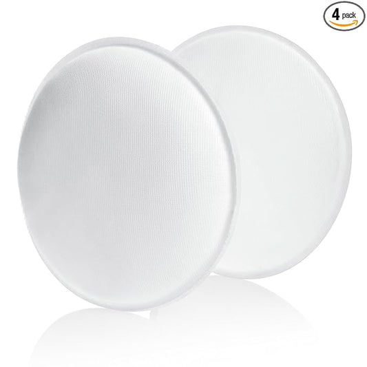 Medela Safe & Dry Washable Nursing Pads, 4 Count Breast Pads for Breastfeeding, Ultra-Absorbent, Reusable, No-Slip Contoured Design
