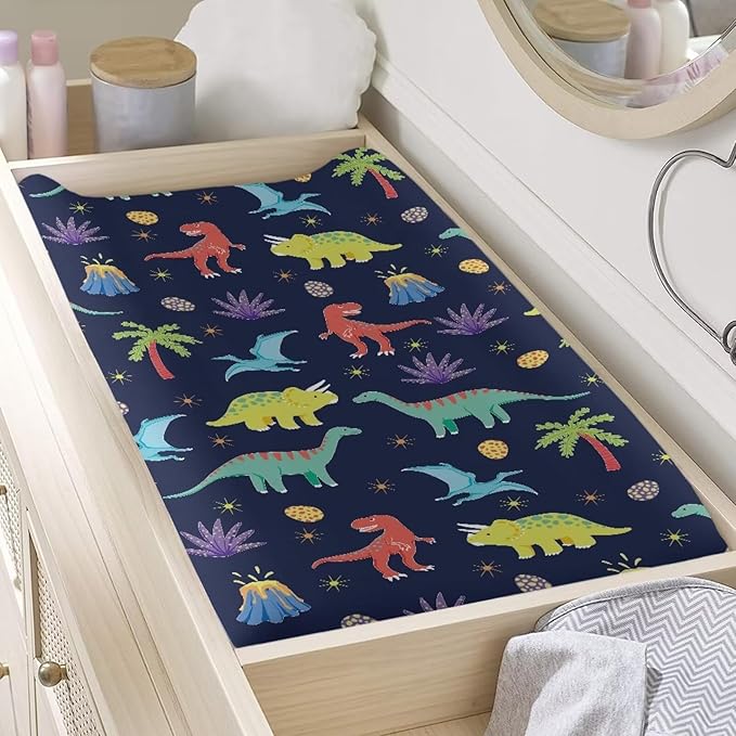 Dinosaur Baby Changing Pad Cover Egg Toddler Diaper Changing Table Covers Changing Pad Sheets Newborn Infant Mattresses Mat