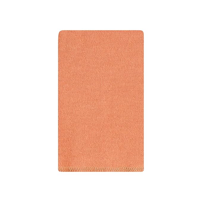 Hudson Baby Unisex Baby Cotton Flannel Burp Cloths, Pumpkin Spice, One Size